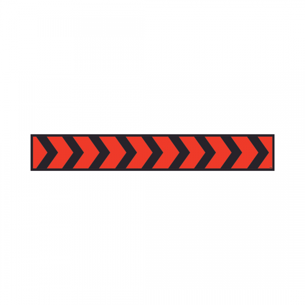 Banderole horizontale teintée masse 10000X300 Chevrons DROITE  # MONTEE BANH038-10-M